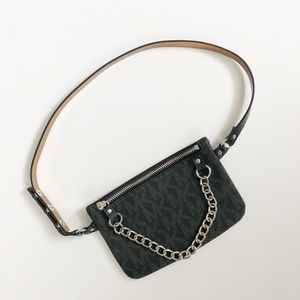 Michael Kors Black Signature Waist Bag